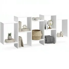 polka-na-ksiazki-ozdobna-wiszaca-p8-165x65-biala