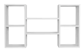 polka-na-ksiazki-ozdobna-wiszaca-p6-biala