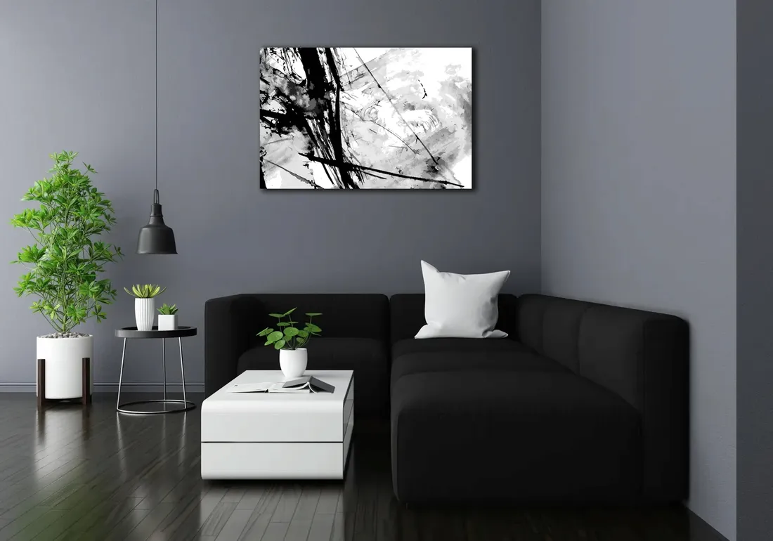 obraz-na-plotnie-czarno-biala-abstrakcja-100x70-cm