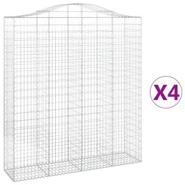 kosze-gabionowe-4-szt-200x50x220-240-cm-galwanizowane-zelazo