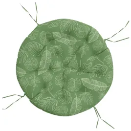okragla-poduszka-wzor-w-liscie-o-100-x-11-cm-tkanina-oxford
