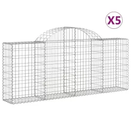 kosze-gabionowe-5-szt-200x30x80-100-cm-galwanizowane-zelazo