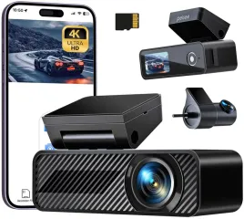 pelsee-p1-duo-4k-dash-cam-front-rear-gps-wifi-64gb-sd-24h-monitoring