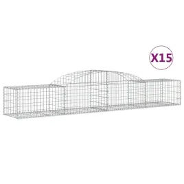 kosze-gabionowe-15-szt-300x50x40-60-cm-galwanizowane-zelazo