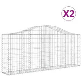 kosze-gabionowe-2-szt-200x30x80-100-cm-galwanizowane-zelazo