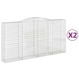 kosze-gabionowe-2-szt-400x50x200-220-cm-galwanizowane-zelazo