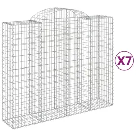 kosze-gabionowe-7-szt-200x50x160-180-cm-galwanizowane-zelazo