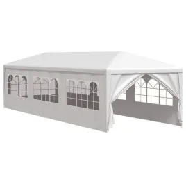 namiot-imprezowy-9x3x255-m-bialy-odporny-na-uv-i-wode