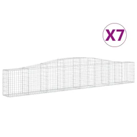 kosze-gabionowe-7-szt-400x30x60-80-cm-galwanizowane-zelazo