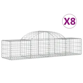 kosze-gabionowe-8-szt-200x50x40-60-cm-galwanizowane-zelazo