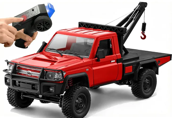 SAMOCHÓD ZDALNIE STEROWANY TERENOWY TOYOTA HOLOWNIK Z WYCIĄGARKĄ MN-82T