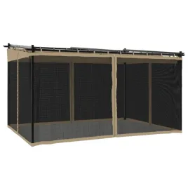 altanka-ze-scianami-z-siatki-kolor-taupe-4x3-m-stal