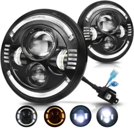 lampy-motocyklowe-swiatla-led-reflektory-h4-do-jazdy-dziennej-2x7-zestaw