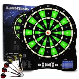 turnart-elektroniczna-tarcza-do-darta-2023-led-6-miekkich-lotek-zielona