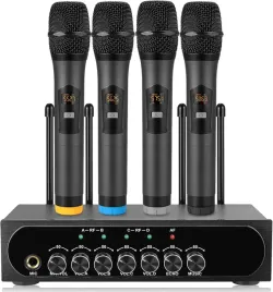 system-mikrofonowy-linkfor-vs591-bezprzewodowe-mikrofony-uhf-karaoke-4pack