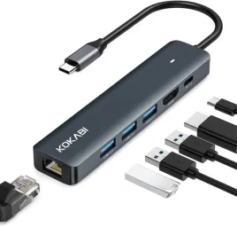 hub-usb-c-adapter-6-w-1-usb-c-3xusb-3-0-hdmi-lan-koncentrator-do-laptopow