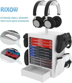 stojak-wiezowy-do-przechowywania-gier-rixow-pionowa-wieza-na-dyski-cd