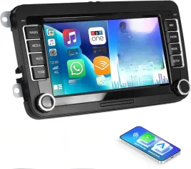 radio-samochodowe-2-din-camecho-android-carplay-bt-polo-touran-passat-b6-b7
