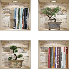 naklejki-scienne-pokojowe-dekoracja-wystroj-wnetrza-nisha-winylowe-3d-4szt