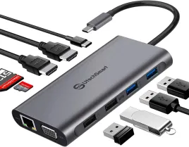 hub-usb-stacja-adapter-przejsciowka-utechsmart-ucn3270-11-portow-11w1