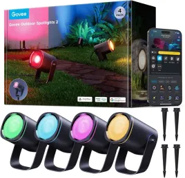 oswietlenie-zewnetrzne-punktowe-govee-dekoracja-tarasowa-govee-4szt-rgb-led