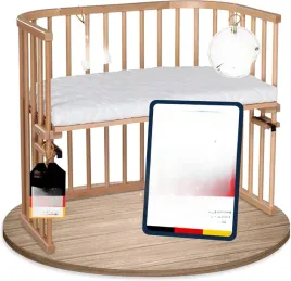 lozeczko-drewniane-babybay-maxi-z-materacem-lozko-dostawne-dzieciece-kids