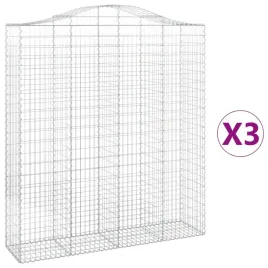 kosze-gabionowe-3-szt-200x50x220-240-cm-galwanizowane-zelazo