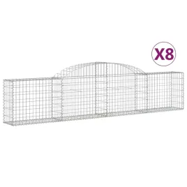 kosze-gabionowe-8-szt-300x30x60-80-cm-galwanizowane-zelazo