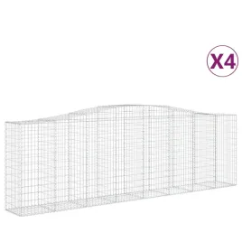 kosze-gabionowe-4-szt-400x50x120-140-cm-galwanizowane-zelazo