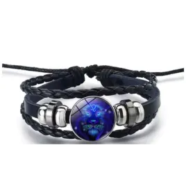 zodiakalna-bransoletka-lew-pleciona-regulowana-bizuteria-unisex