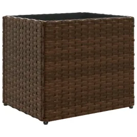 donica-ogrodowa-z-rattanu-pe-i-stali-brazowa-36x30x32-cm