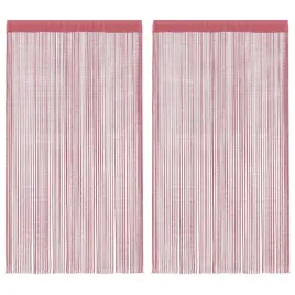 zaslony-sznurkowe-2-szt-rozowe-100x250-cm