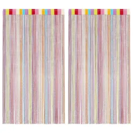 zaslony-sznurkowe-2-szt-wielokolorowe-100x250-cm