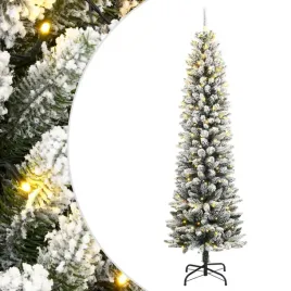 choinka-swiateczna-led-150-cm-zielona-biala-flokowana-led-150x10cm