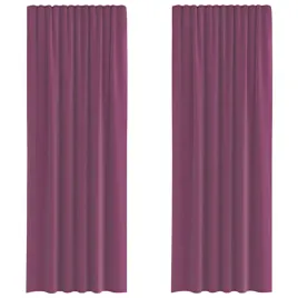zaslony-woalowe-z-kieszeniami-na-drazek-2-szt-fioletowe