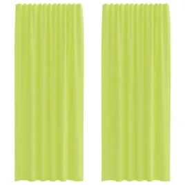 zaslony-woalowe-z-kieszeniami-na-drazek-2-szt-jablko-zielone