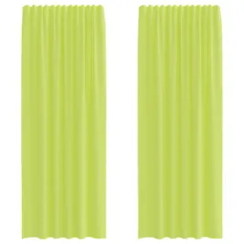 zaslony-woalowe-z-kieszeniami-na-drazek-2-szt-jablko-zielone