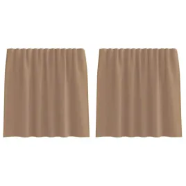 zaslony-woalowe-z-kieszeniami-na-drazek-2-szt-jasnobrazowe