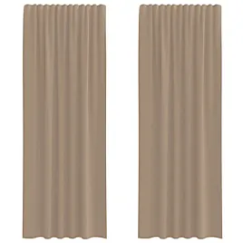 zaslony-woalowe-z-kieszeniami-na-drazek-2-szt-jasnobrazowe