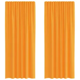 zaslony-woalowe-z-kieszeniami-na-drazek-2-szt-pomaranczowe