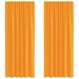 zaslony-woalowe-z-kieszeniami-na-drazek-2-szt-pomaranczowe