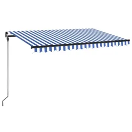 recznie-zwijana-markiza-z-led-450-x-300-cm-niebiesko-biala