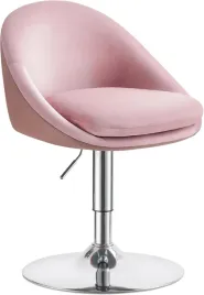 krzeslo-obrotowe-rozowe-aksamit-regulowane