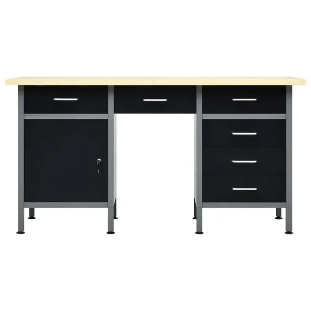 biurko-robocze-czarne-160x60x85-cm-stal-stan-nowy