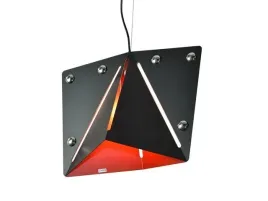 lampa-wiszaca-kirigami-black-orange