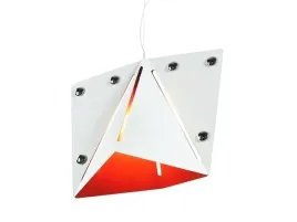 lampa-wiszaca-kirigami-white-orange