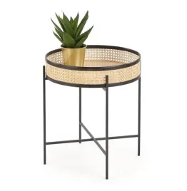okragly-stolik-rattanowy-loft-nocny