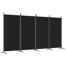 parawan-pokojowy-skladany-4-panele-tkanina-i-zelazo-czarny-346x180-cm