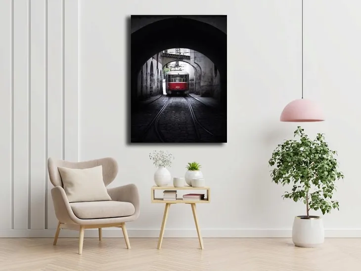 praga-tramwaj-ii-obraz-na-plotnie-60x80-cm-stan-nowy