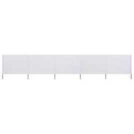 parawan-przeciwwiatrowy-5-czesciowy-600-x-160-cm-piaskowa-biel